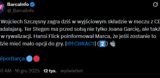 HANSI FLICK WYBRAŁ BRAMKARZA NA DZISIEJSZY MECZ!